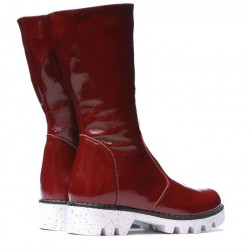 Stivali bambini 3003 vernice bordeaux