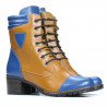Stivali donna 3279 indaco+marrone