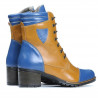 Stivali donna 3279 indaco+marrone