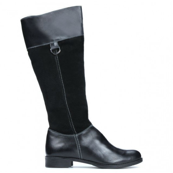 Stivali donna 3232 nero combinato
