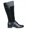 Stivali donna 3232 nero combinato