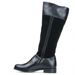 Stivali donna 3232 nero combinato