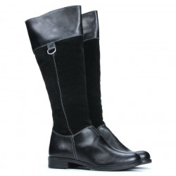 Stivali donna 3232 nero combinato