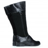 Stivali donna 3232 nero combinato
