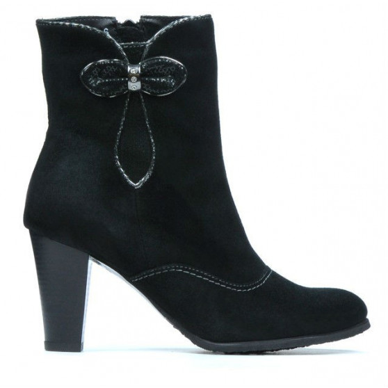 Stivaletti donna 1136 nero antilope