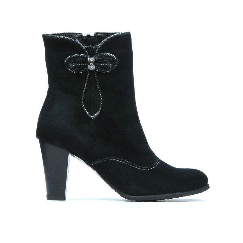 Stivaletti donna 1136 nero antilope