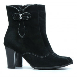 Stivaletti donna 1136 nero antilope