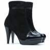 Stivaletti donna 1130 nero antilope combinato