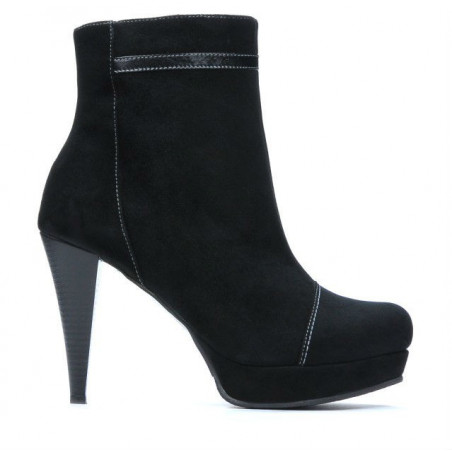 Stivaletti donna 1130 nero antilope