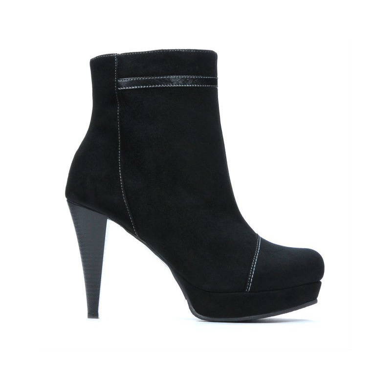 Stivaletti donna 1130 nero antilope