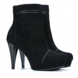 Stivaletti donna 1130 nero antilope