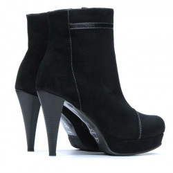 Stivaletti donna 1130 nero antilope