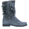 Stivali donna 3242 grigio velour