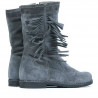 Stivali donna 3242 grigio velour