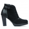 Stivaletti donna 1137 nero antilope combinato