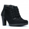 Stivaletti donna 1137 nero antilope combinato
