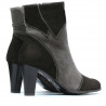Stivaletti donna 1134 sabbia antilope combinato