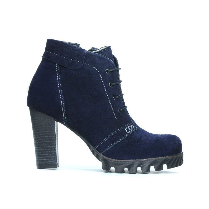 Stivaletti donna 1137 antilope indaco