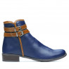 Stivali donna 3262 indaco+marrone