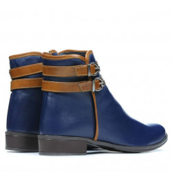 Stivali donna 3262 indaco+marrone