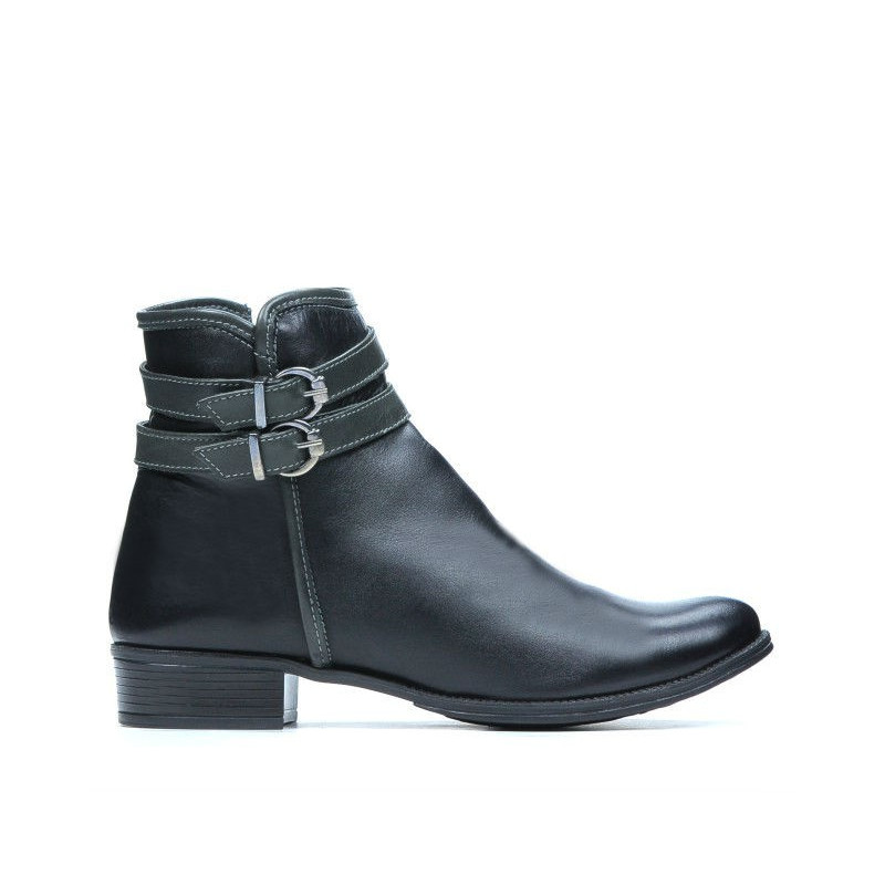 Stivaletti donna 3262 nero+grigio