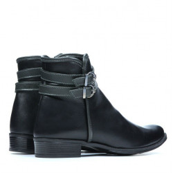 Stivaletti donna 3262 nero+grigio