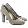 Scarpe eleganti donna 1214 camoscio cappuccino