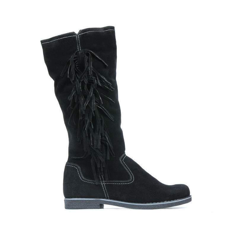 Stivali donna 3243 nero velluto