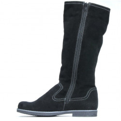 Stivali donna 3243 nero velluto