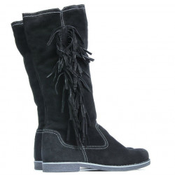 Stivali donna 3243 nero velluto