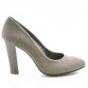Scarpe eleganti donna 1214 camoscio cappuccino
