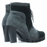 Stivaletti donna 1135 grigio antilope+nero