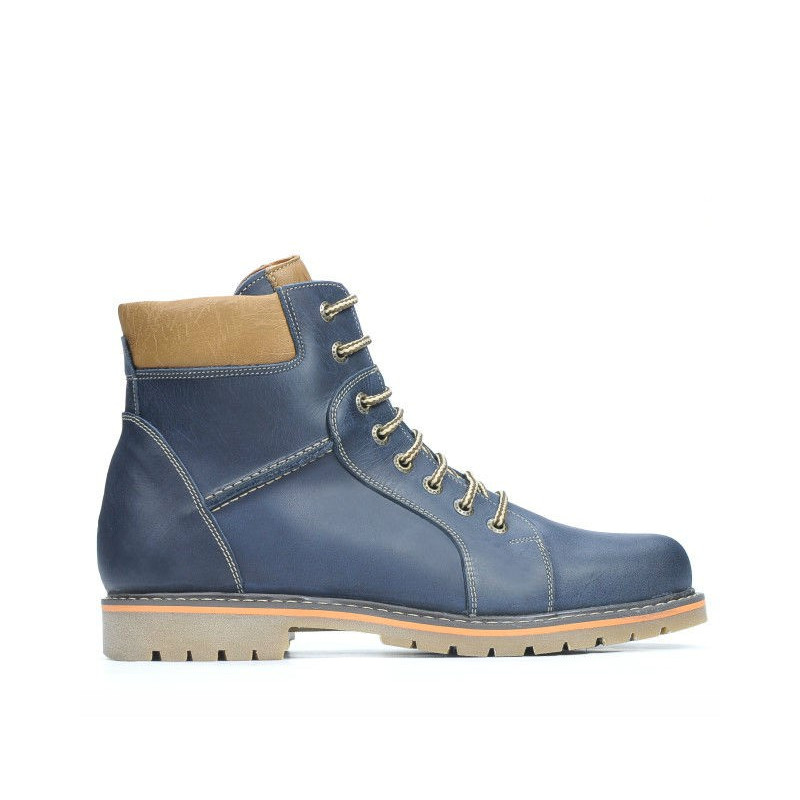 Stivali uomo 489 tuxon indaco+marrone