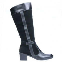 Stivali donna 3260 nero combinato