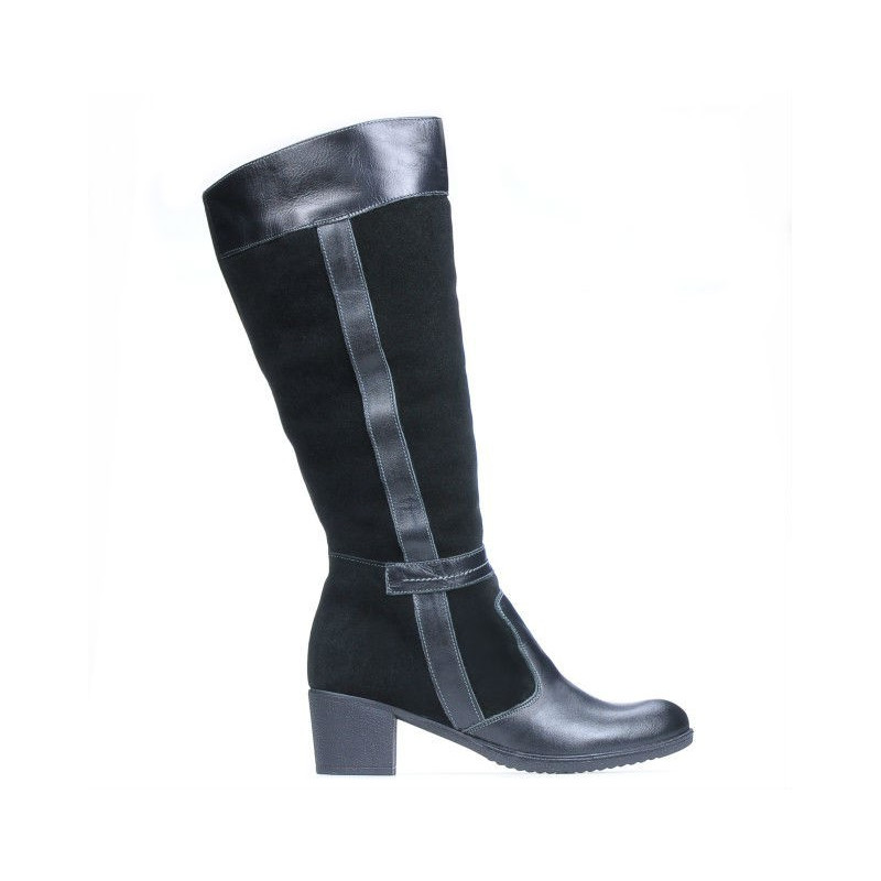Stivali donna 3260 nero combinato