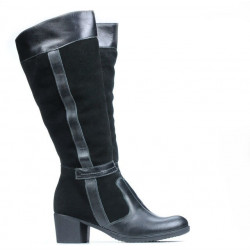 Stivali donna 3260 nero combinato