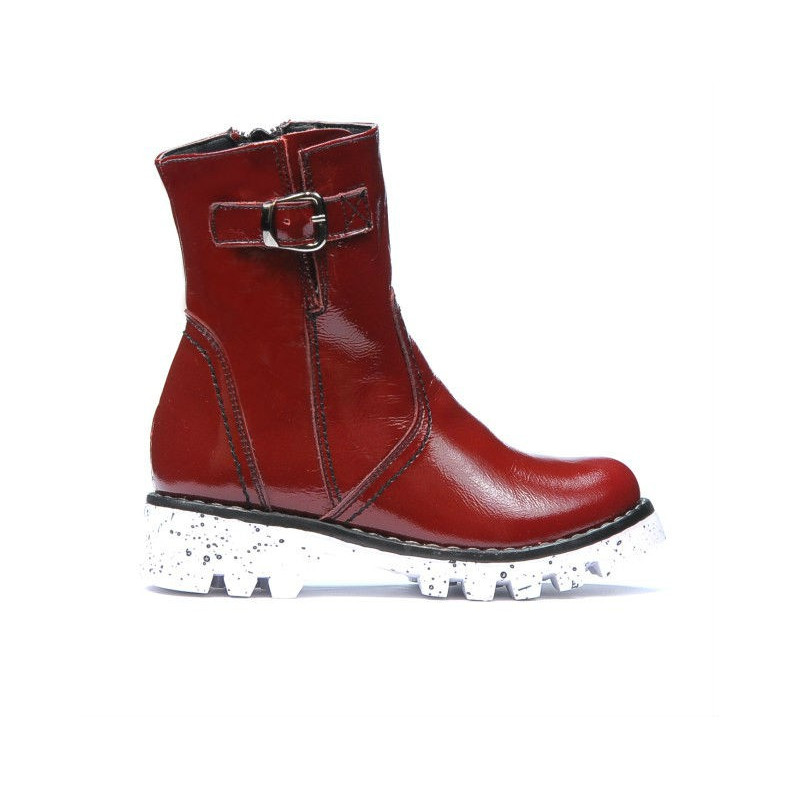 Stivaletti bambini 33c vernice bordeaux