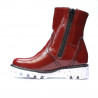 Stivaletti bambini 33c vernice bordeaux