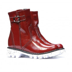 Stivaletti bambini 33c vernice bordeaux