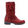 Stivali bambini 3208 rosso velluto