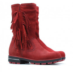 Stivali bambini 3208 rosso velluto