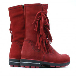 Stivali bambini 3208 rosso velluto