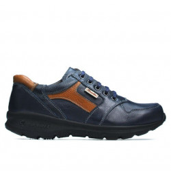 Scarpe sportive adolescenti 397 indaco+marrone