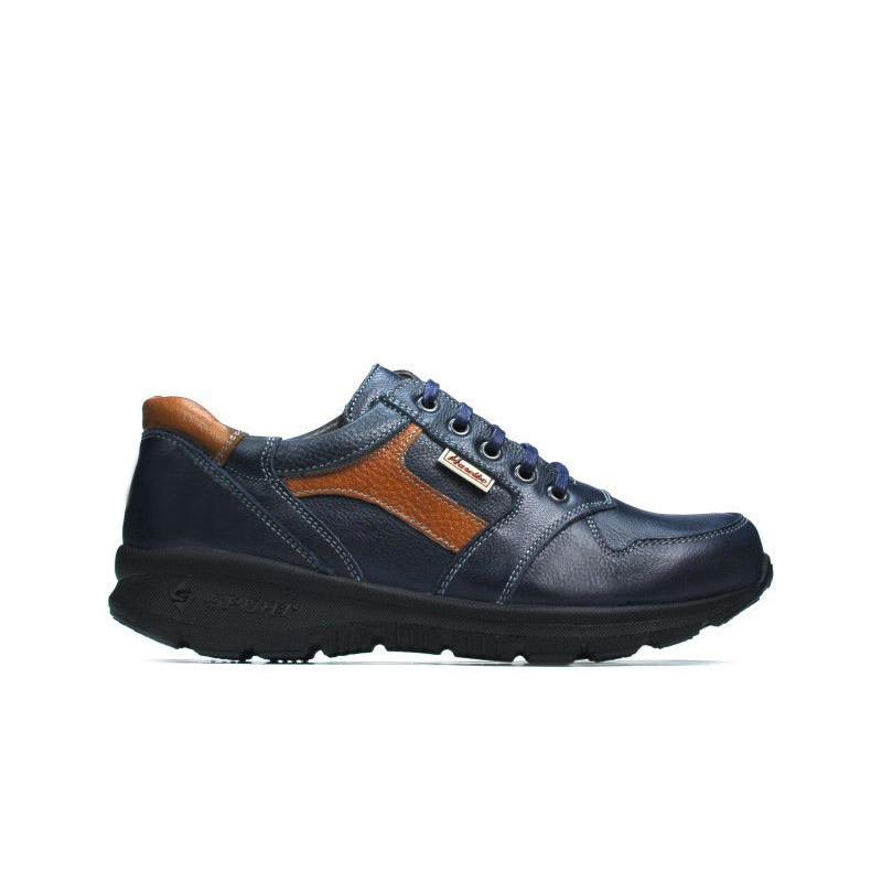 Scarpe sportive adolescenti 397 indaco+marrone
