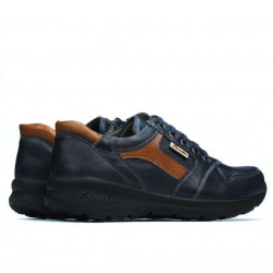 Scarpe sportive adolescenti 397 indaco+marrone