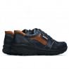 Scarpe sportive adolescenti 397 indaco+marrone