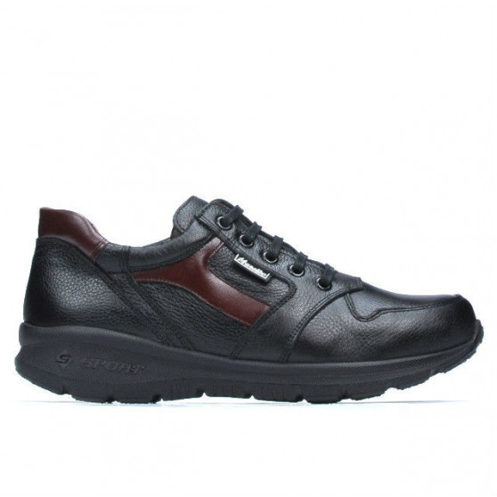 Scarpe sportive adolescenti 397 nero+bordò