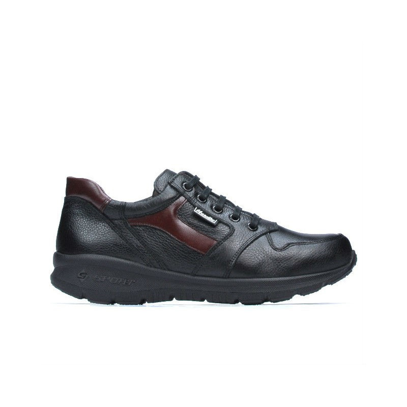 Scarpe sportive adolescenti 397 nero+bordò