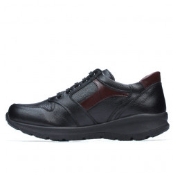 Scarpe sportive adolescenti 397 nero+bordò