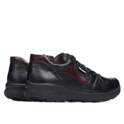 Scarpe sportive adolescenti 397 nero+bordò